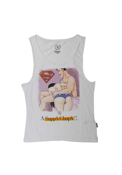 Boom Bap Suppa - Bianco Uomo Estate T-Shirts (B9450)